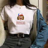 Stranger Things T Shirt Stranger Things Polyester Printed T-shirt Summer Loose Casual Women
