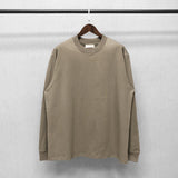 Fog Fear of God Essentials T Shirt Long Sleeve Back Three-Dimensional Letter Loose Couple T-shirt