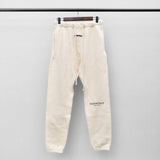 Fog Fear of God Essentials Pant Double Line Letter Reflective Trousers Fleece-Lined High Street Sweatpants