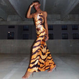 Victoria Beckham Dresses Women's Summer Fashion Printed Dress