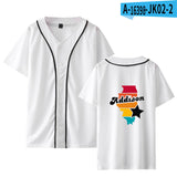 Baggy Baseball Jersey Baseball Uniform T-shirt Casual Loose