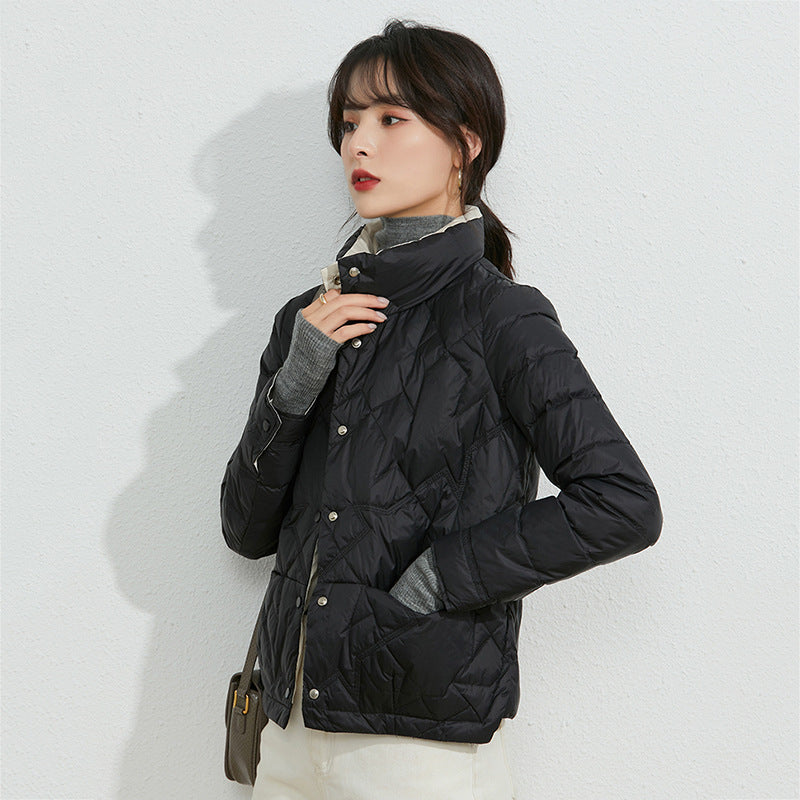Women Winter Coats Puffer Jacket Down Coat Autumn and Winter Down Jacket Women's Spring and Autumn Warm Stand Collar Jacket