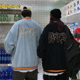 Baggy Jacket Men's and Women's Baseball Uniform for Spring and Autumn Loose Jacket