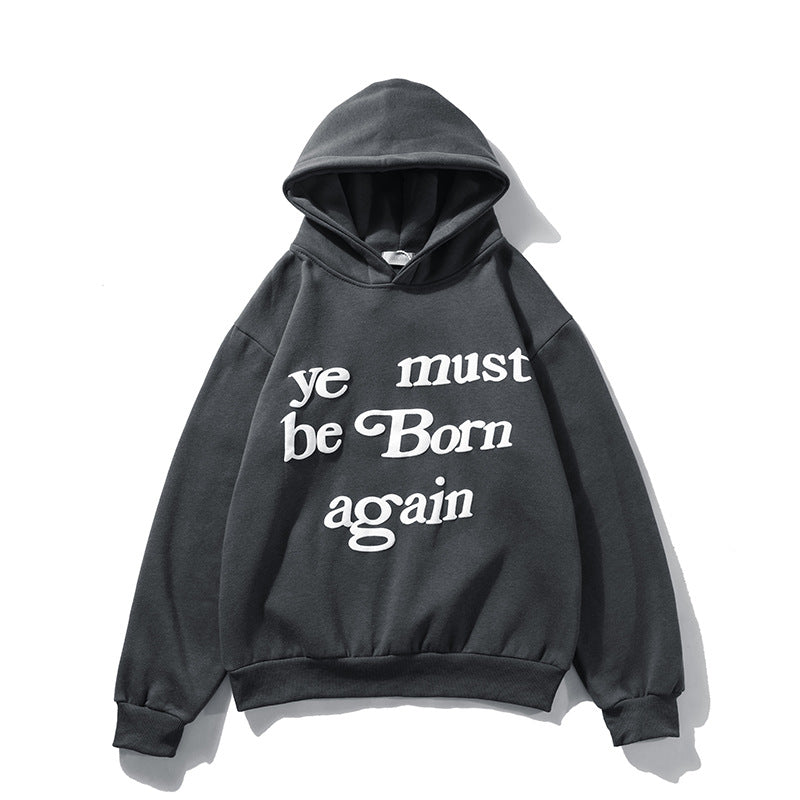 Kanye West KSG Hoodie Autumn and Winter Letter Printed Hoodie Coat