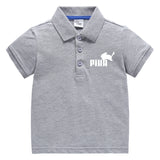 Children Pokemon Pikachu T Shirt Polo Shirt Pure Cotton Baby T-shirt