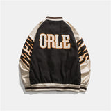 Varsity Jacket Vintage Embroidered Baseball Uniform Men's Vintage Jacket PU Leather Motorcycle Clothing Pilot Coat Couple's Tops