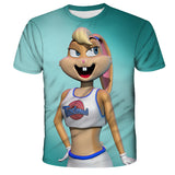 Bugs Bunny Shirt Spring and Summer Men's Short-Sleeved Printed T-shirt