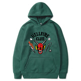 Stranger Things Hellfire Club Hoodie Stranger Things Season 4 Hooded Sweater