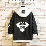 Comic Denim Jacket Men's and Women's Fashion Denim Jacket Top