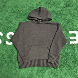 Fog Fear of God Essentials Hoodie Solid Color Hooded Sweater Autumn Winter Couple Loose Sweater Knitwear