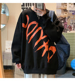 Men Sweatshirts Sweater Men's Autumn Loose round Neck Long Sleeve