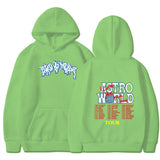 Travis Scott Astroworld Hoodie Hooded Fleece Casual Pullover