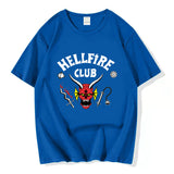 Stranger Things Hellfire Club T Shirt T-Shirt Stylish Loose Short Sleeve