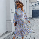 Emery Rose Dresses Printed Dress Bohemian Leisure Holiday Swing Dress