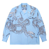 Men Beach T Shirts Loose Long Sleeve Shirt