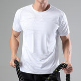 Sweat Wicking Shirt Sports Quick-Drying T-shirt Flow Sense Line Pattern Sweatshirt