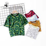 Children T Shrits Boy Summer Clothing Children's Short-Sleeved T-shirt