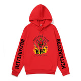 Stranger Things Hellfire Club Coat Trendy Loose Men's and Women's Hoodie