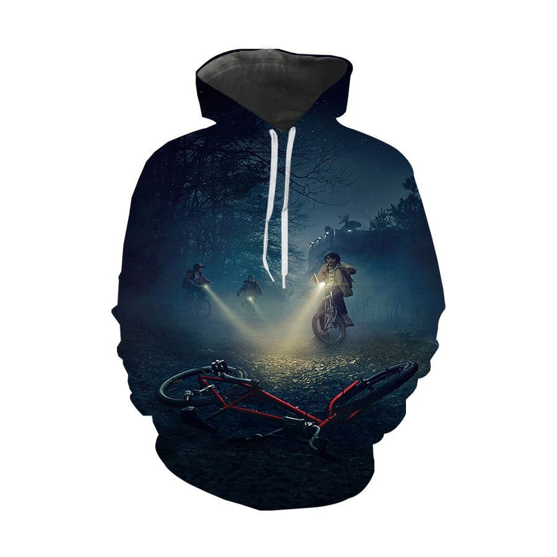 Stranger Things Hoodie Stranger Things Series 3D Sweater Cosplay Anime 3D Printed Sweater Hoodie