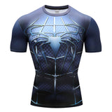 Marvel T Shirt Tight Men's Sports Fitness 3D Men's Clothing