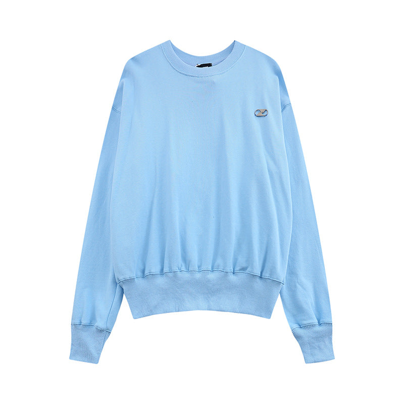 We11 Done Sweatshirts Embossed Letter Print Sweatshirt Same Style for Men and Women