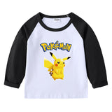 Children Pokemon Pikachu Hoodie Spring and Autumn Pikachu