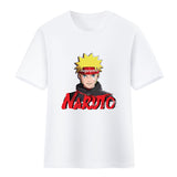 Itachi Uchiha Costume Naruto T-shirt Summer Kakashi Vortex Naruto Itachi Uchiha Cotton Short Sleeve T-shirt