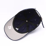 Dodgers and Yankees Baseball Cap 47brand Baseball Cap Women Navy Blue Soft Top Embroidered Peaked Cap Casual