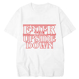 Stranger Things T Shirt Spring and Summer Loose Men's Short-Sleeved T-shirt with round Neck