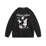 Preppy Aesthetic Sweatshirt Sweater Couple Top for Boys and Girls