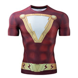 Marvel T Shirt Tight Men's Sports Fitness 3D Men's Clothing