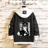 Comic Denim Jacket Anime Men's and Women's Fashion Jacket Denim Jacket
