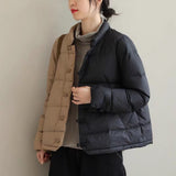 Women Winter Coats Puffer Jacket Down Coat Autumn and Winter New White Duck Down Stand-up Collar Down Jacket Coat