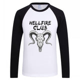 Stranger Things Hellfire Club T Shirt Printed Top Men's and Women's Short-Sleeved T-shirt