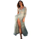 Lady Gaga Dress Banquet Evening Dress Dress Sequined Host Dress