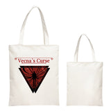 Stranger Things Hellfire Club Handbag Stranger Things 4 Women's Shoulder Bag Zipper Book Bag