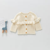 Spring Tops Children's Baby Knitted Cardigan Top Coat