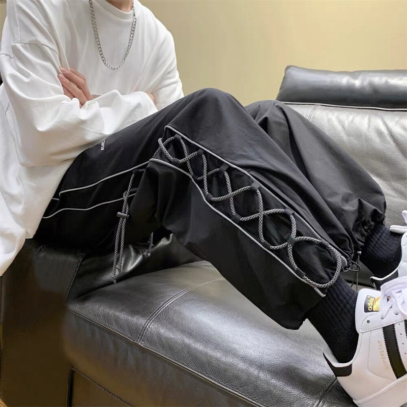 Men Pants Casual Pants Straight Loose Track Pants Spring and Autumn Summer