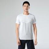 Sweat Wicking Shirt Fitness Short Sleeve Men's Fashion T-shirt