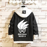 Comic Denim Jacket Anime Knight Coat Jacket Men and Women