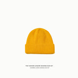 Toboggan Hat Casual Warm Knitting Thread Hat Autumn and Winter Woolen Hat Hip Hop