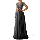 Daisy Buchanan Dress Summer Dress V-neck Sequins Chiffon Dress