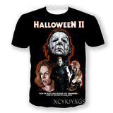 Michael Myers T Shirt Summer Printed round Neck Men's Short Sleeve