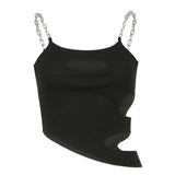 Women Rave Outfits Tops Summer Sexy Cutout Inner Vest