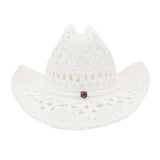 Straw Cowboy Hats Spring and Summer Men's and Women's Outdoor Straw Hat