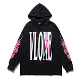 Skull Vlone Hoodie Skull Print Men's and Women's Coats Hooded Sweater