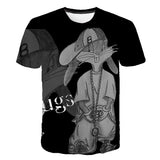 Bugs Bunny Shirt Men's Cartoon Animation Printed T-shirt