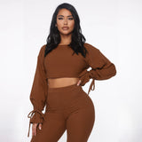 Women's Fall Outfits Trousers Suit Women's Two-Piece Suit