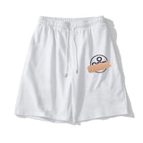 off Summer Fifth Pants Men and Women Couple Ow Printed Casual SportsBeach Pants Men shorts