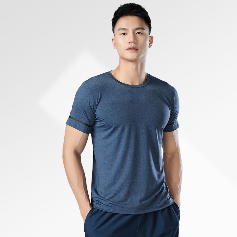 Sweat Wicking Shirt Short-Sleeved T-shirt Men's Summer Outdoor T-shirt plus Size